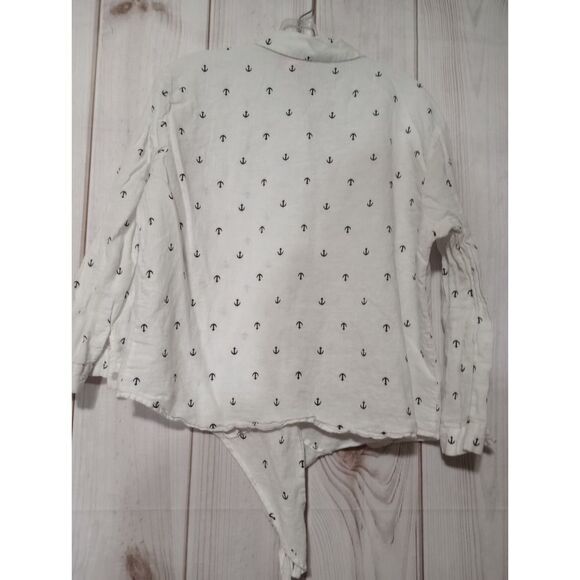 Hester and Orchard Blouse Ladies Extra Large Anchor - Picture 2 of 7